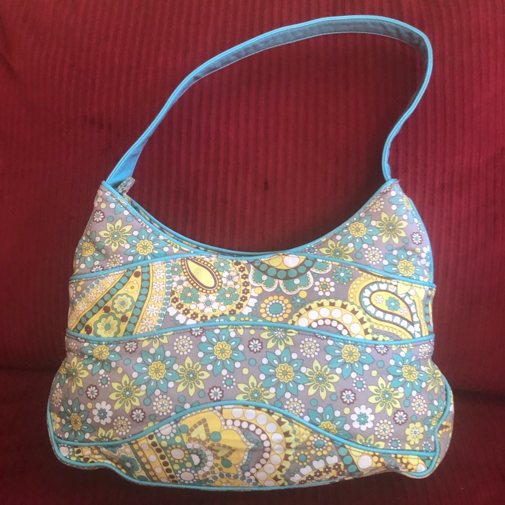 Vera Bradley Lemon Parfait Making Waves Purse